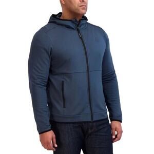 NWT Gerry Men’s Blue Full Zipper Hooded Soft Warm Jacket Size Medium